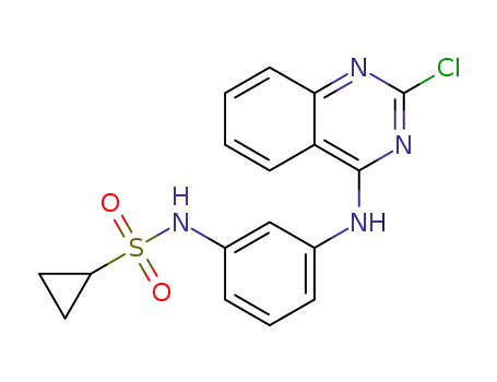2-chloro-N4-[3-(cyclopropanesulfonamido)phenyl]quinazoline-4-amine