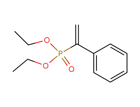 Molecular Structure of 25944-64-3 (Phosphonic acid, (1-phenylethenyl)-, diethyl ester)