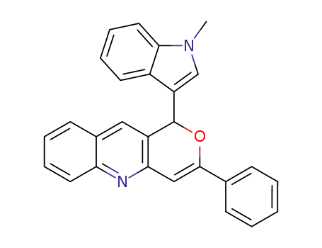 1-(1-methyl-1H-indol-3-yl)-3-phenyl-1H-pyrano[4,3-b]quinoline