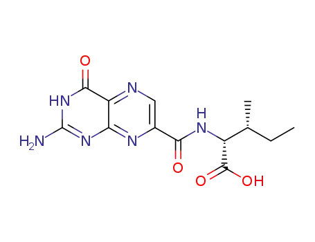 (2R,3R)-2-(2-amino-4-oxo-3,4-dihydropteridine-7-carboxamido)-3-methylpentanoic acid