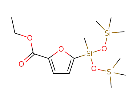 ethyl 5-(1,1,1,3,5,5,5-heptamethyltrisiloxan-3-yl)furan-2-carboxylate
