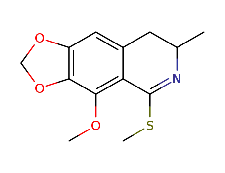 4-methoxy-7-methyl-5-methylsulfanyl-7,8-dihydro-2H-[1,3]dioxolo[4,5-g]isoquinoline