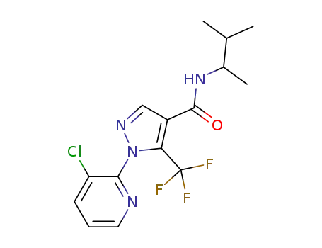 1-(3-chloropyridin-2-yl)-N-(3-methylbutan-2-yl)-5-(trifluoromethyl)-1H-pyrazole-4-carboxamide