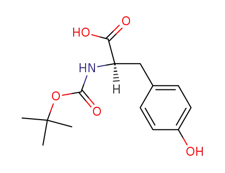 Molecular Structure of 70642-86-3 (Boc-D-Tyr-OH)