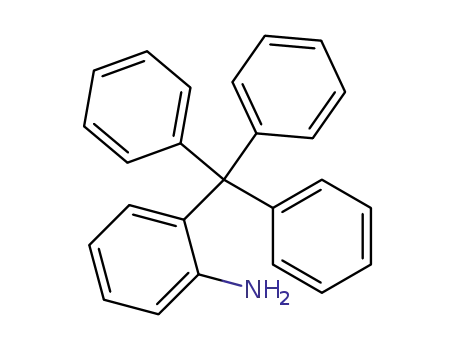 Molecular Structure of 33449-17-1 (Benzenamine, 2-(triphenylmethyl)-)