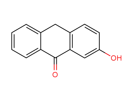 Molecular Structure of 5452-86-8 (2-hydroxyanthracen-9(10H)-one)