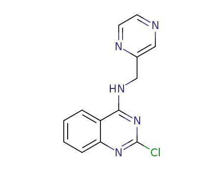 2-chloro-N-(pyrazin-2-ylmethyl)quinazolin-4-amine