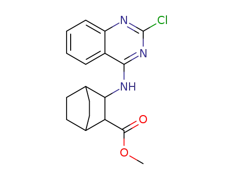 (+/-)-trans-methyl 3-((2-chloroquinazolin-4-yl)amino)bicyclo[2.2.2]octane-2-carboxylate