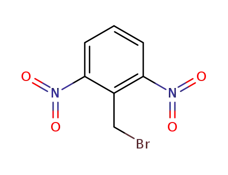Molecular Structure of 93213-74-2 (Benzene, 2-(bromomethyl)-1,3-dinitro-)