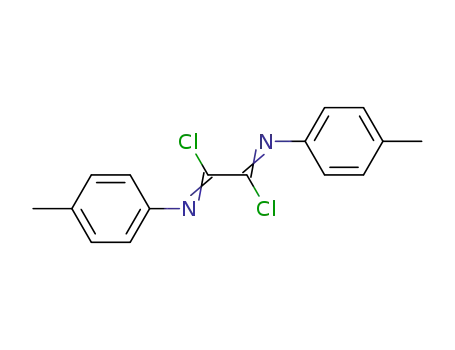 Molecular Structure of 7472-70-0 (1,2-dichloro-N,N-bis(4-methylphenyl)ethane-1,2-diimine)
