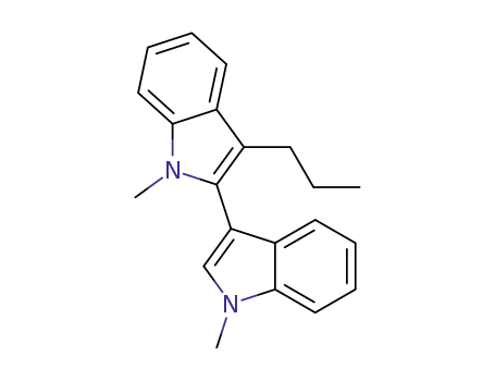 2-(1’-methylindol-3’-yl)-1-methyl-3-propylindole