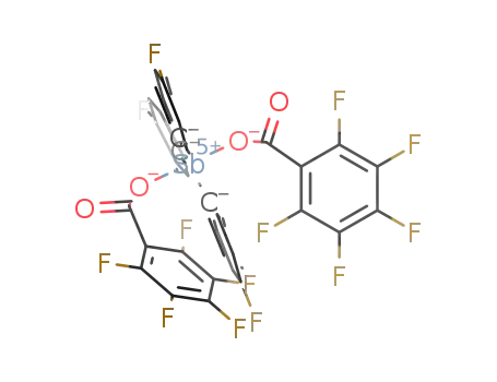 bis(pentafluorobenzoato)[tris(4-fluorophenyl)antimony]