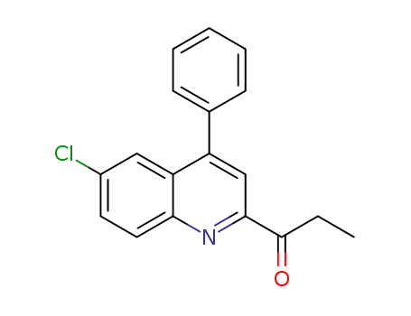 6-chloro-4-phenyl-2-propanoylquinoline
