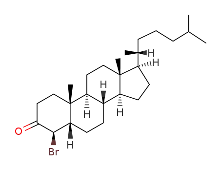4β-bromo-5β-cholestan-3-one