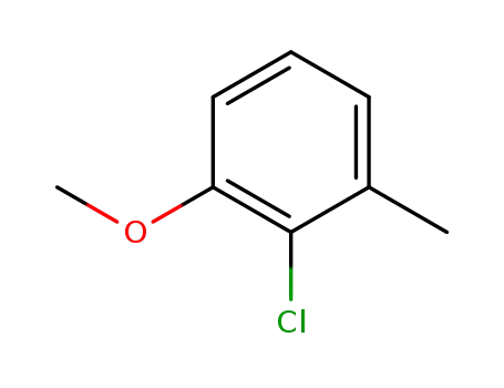 Molecular Structure of 90807-19-5 (Benzene, 2-chloro-1-methoxy-3-methyl-)