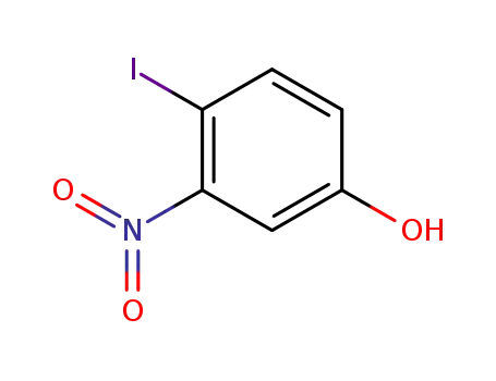 Molecular Structure of 113305-56-9 (4-IODO-3-NITROPHENOL, 97%)