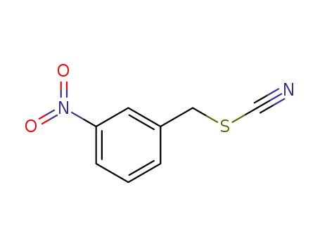 Molecular Structure of 66907-51-5 (Thiocyanic acid, (3-nitrophenyl)methyl ester)