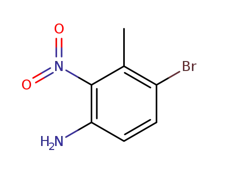 Molecular Structure of 854624-54-7 (4-BroMo-3-Methyl-2-nitroaniline)