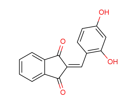 2-(2,4-dihydroxybenzylidene)-1H-indene-1,3(2H)-dione