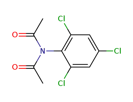 Molecular Structure of 62715-81-5 (Acetamide, N-acetyl-N-(2,4,6-trichlorophenyl)-)
