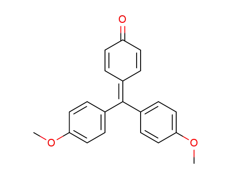 Molecular Structure of 184865-84-7 (2,5-Cyclohexadien-1-one, 4-[bis(4-methoxyphenyl)methylene]-)