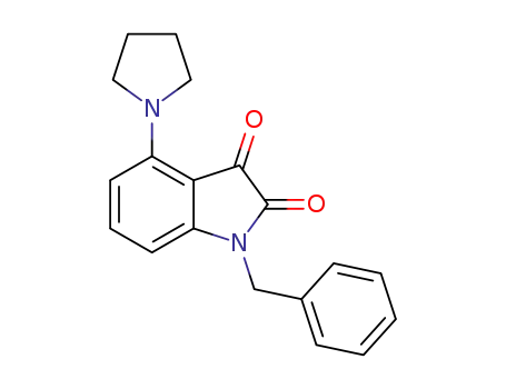 1-benzyl-4-(pyrrolidin-1-yl)indoline-2,3-dione