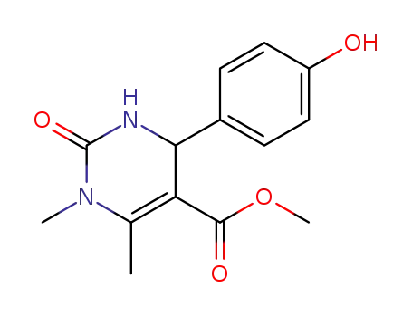 5-methoxycarbonyl-1,6-dimethyl-4-(4-hydroxyphenyl)-3,4-dihydropyrimidin-2(1H)-one