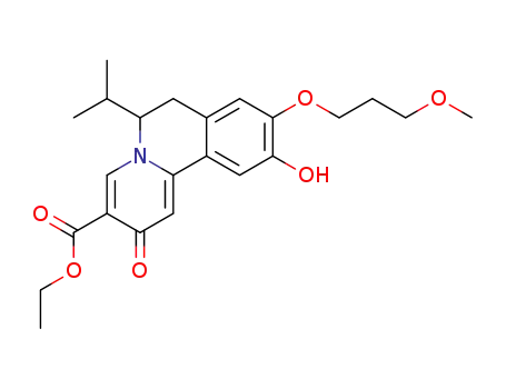 ethyl 10-hydroxy-6-isopropyl-9-(3-methoxypropoxy)-2-oxo-6,7-dihydro-2H-pyrido[2,1-a]isoquinoline-3-carboxylate