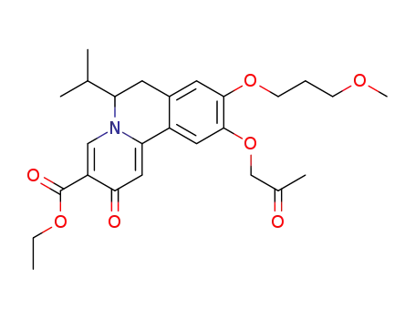 ethyl 6-isopropyl-9-(3-methoxypropoxy)-2-oxo-10-(2-oxopropoxy)-6,7-dihydro-2H-pyrido[2,1-a]isoquinoline-3-carboxylate
