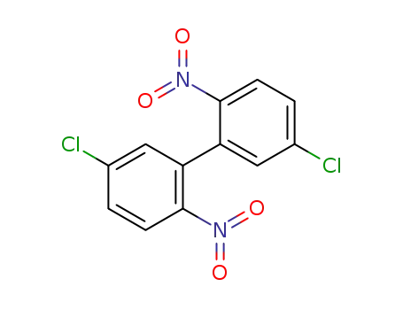 Molecular Structure of 19036-42-1 (5,5'-Dichloro-2,2'-dinitrobiphenyl)