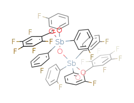 μ2-oxobis[pentafluorobenzoatetri(3-fluorophenyl)-antimony]