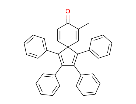 7-methyl-1,2,3,4-tetraphenylspiro[4.5]deca-1,3,6,9-tetraen-8-one