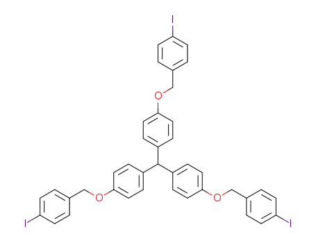 tris(4((4-iodobenzyl)oxy)phenyl)methane