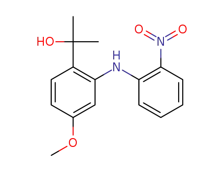 2-(4-methoxy-2-((2-nitrophenyl)amino)phenyl)propan-2-ol