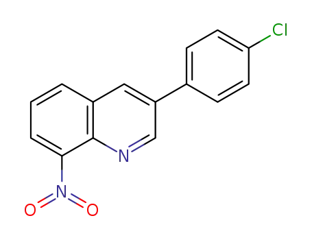 3-(4-chlorophenyl)-8-nitroquinoline