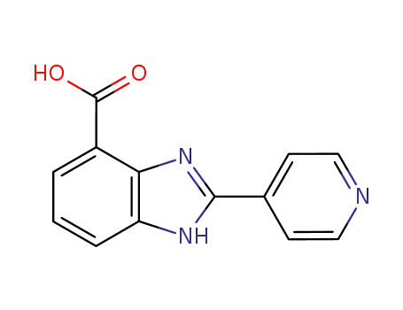 Molecular Structure of 124340-93-8 (2-PYRIDIN-4-YL-3H-BENZOIMIDAZOLE-4-CARBOXYLIC ACID)