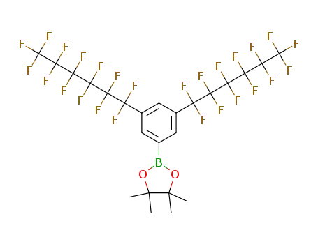 3,5-diperfluorohexylphenylboronic acid pinacol ester