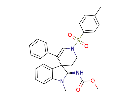 methyl 1-methyl-5′-phenyl-1′-tosyl-2′,3′-dihydro-1′H-spiro[indoline-3,4′-pyridine]-2-yl carbamate