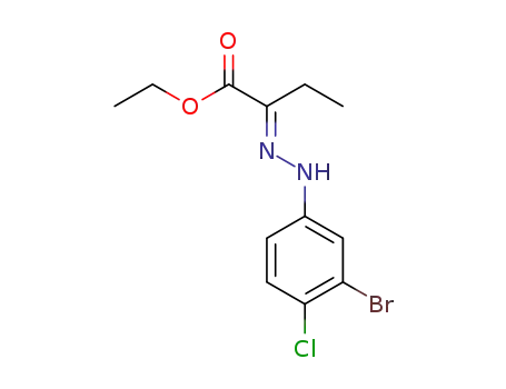 ethyl (E)-2-(2-(3-bromo-4-chlorophenyl)hydrazineylidene)butanoate