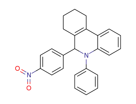 6-(4-nitrophenyl)-5-phenyl-5,6,7,8,9,10-hexahydrophenanthridine