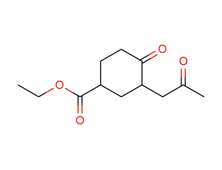 4-ethoxycarbonyl-2-(2-oxopropyl)cyclohexanone