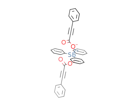 triphenylantimony bis(phenylpropiolate)