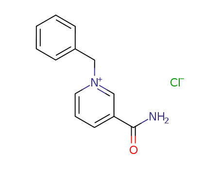 Molecular Structure of 5096-13-9 (3-(AMINOCARBONYL)-1-BENZYLPYRIDINIUM CHLORIDE)