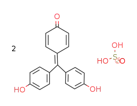 4-(4,4'-dihydroxy-benzhydrylidene)-cyclohexa-2,5-dienone; sulfate