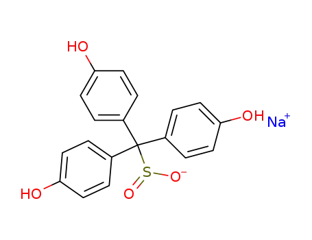 tris-(4-hydroxy-phenyl)-methanesulfinic acid ; sodium salt
