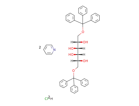 1.6-di-O-trityl-galactitol; compound with pyridine hydrochloride