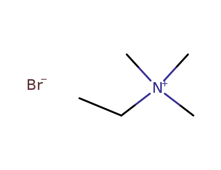 Molecular Structure of 2650-77-3 (Ethyltrimethylammonium bromide)