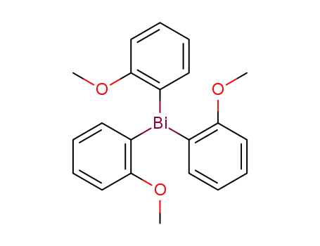 Molecular Structure of 83724-41-8 (TRIS(2-METHOXYPHENYL)BISMUTHINE)