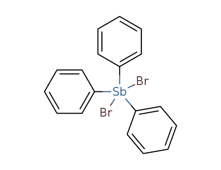 Molecular Structure of 20265-30-9 (Stibonium, bromotriphenyl-, bromide)