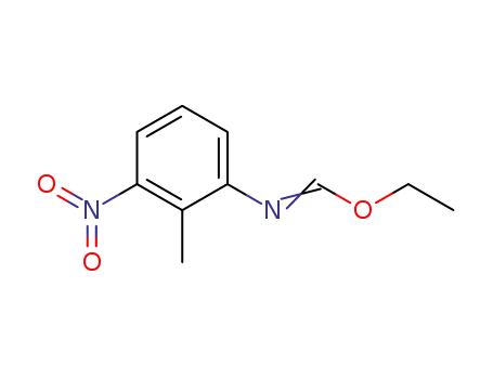 Molecular Structure of 115118-93-9 (ETHYL-N-(2-METHYL-3-NITROPHENYL)FORMIMIDATE)